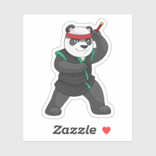 Panda as Ninja in Costume