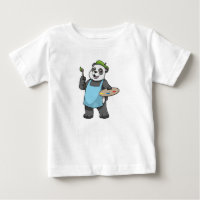 Panda as Painter with Brush & Color