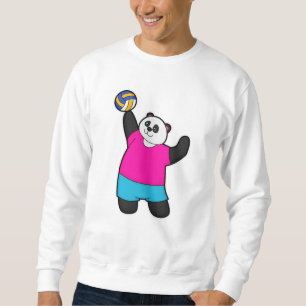 Panda as Volleyball player with Volleyball Sweatshirt