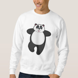 Panda at Yoga Stretching exercise Sweatshirt