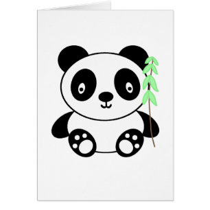 Panda avec le bambou