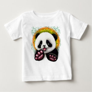 Panda Baby Bear Cute and Happy Baby T-Shirt