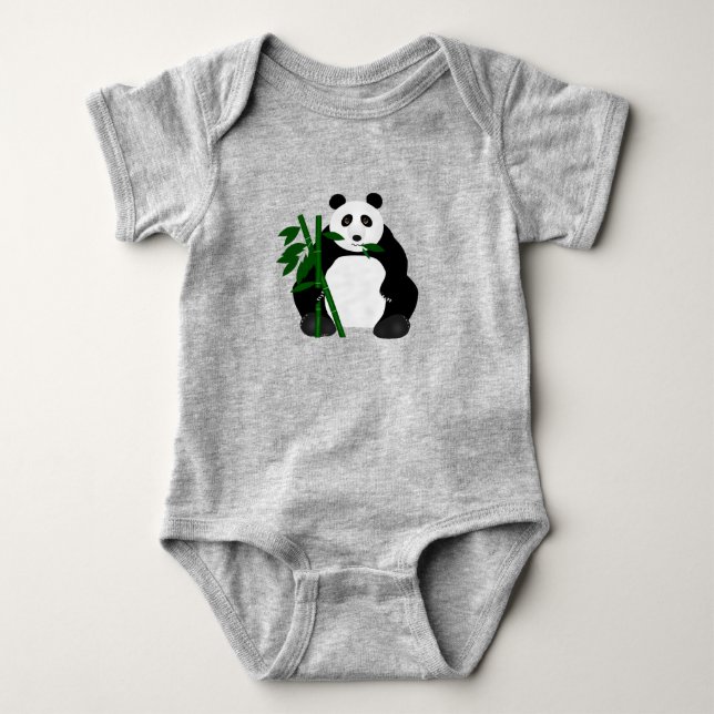 Panda Baby Bodysuit (Front)