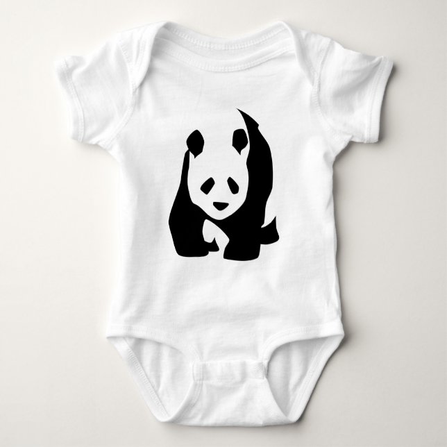 Panda Baby Bodysuit (Front)