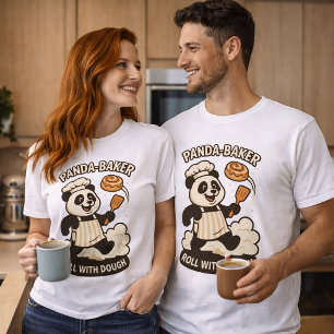 Panda Baker Funny Cute Baking T-Shirt