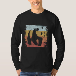 Panda Bamboo Bear Animal Vintage Panda Bear T-Shirt
