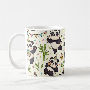 Panda Bamboo Birthday Party Mug