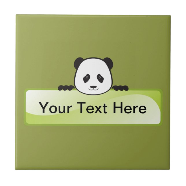 Panda Banner Tile (Front)