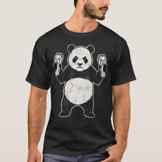 Panda Barber Funny Animal Haircut T-Shirt
