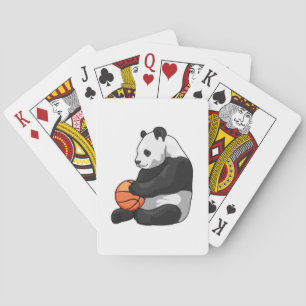 Panda Basketball player Basketball Playing Cards