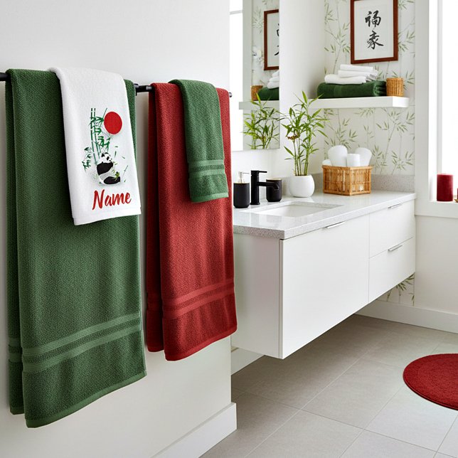 Panda   bath towel set (Creator Uploaded)