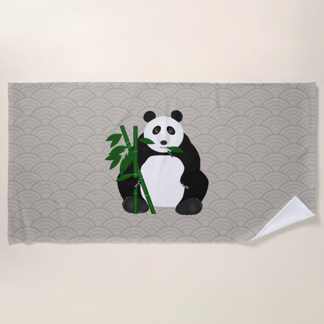 Panda Beach Towel (Front)