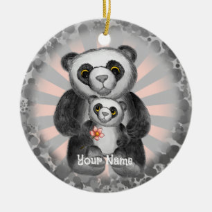 Panda Bear Amour ornement