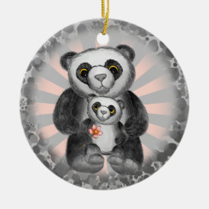 Panda Bear Amour ornement