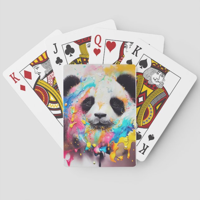 Panda Bear Animal Discovery Adventure Nature  Playing Cards (Back)