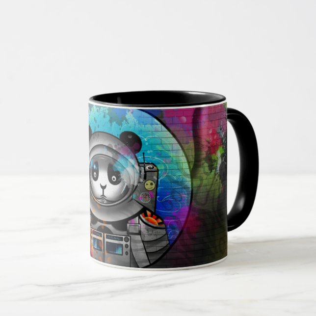 Panda Bear Astronaut Mug (Front Right)