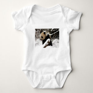 Panda Bear Baby Bodysuit