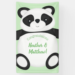 Panda Bear Baby Shower Banner