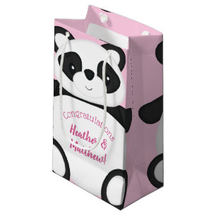 Panda Bear Baby Shower Small Gift Bag