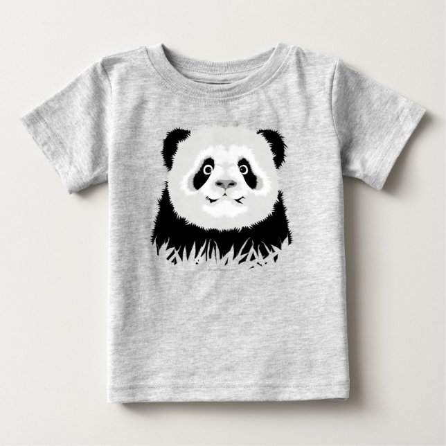 Panda Bear Baby T-Shirt (Front)