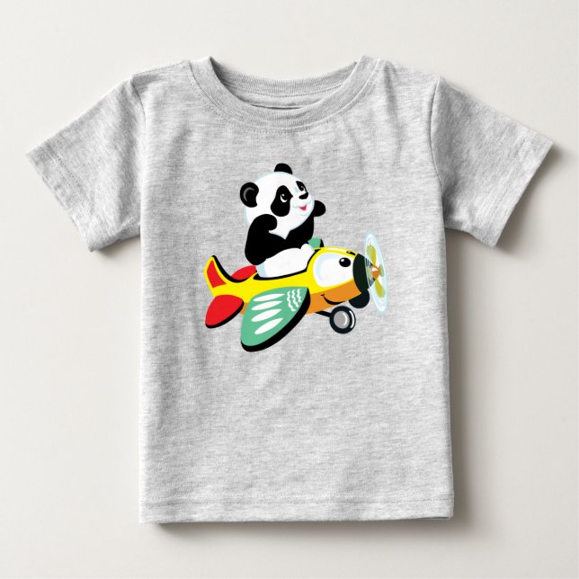 Panda Bear Baby T-Shirt (Front)