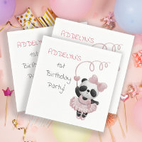 Panda Bear Ballerina 1st Birthday Party