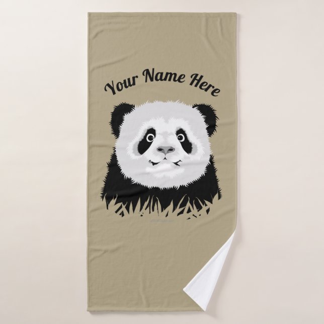 Panda Bear Bath Towel Set (Bath Towel)