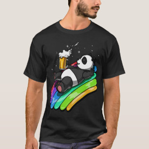 Panda Bear Beer Party T-Shirt