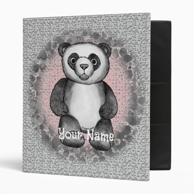 Panda Bear Binder (Front/Inside)