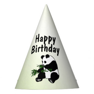 Panda Bear Birthday Party Hat