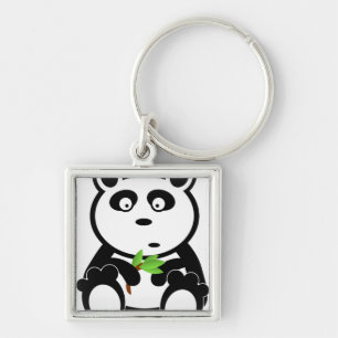 Panda Bear Black White Destiny Gifts Keychain