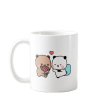 Panda bear, bubu and dudu hugs love