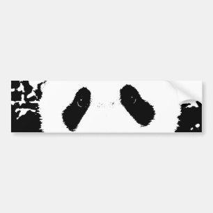 Panda Bear Bumper Sticker