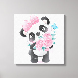 Panda Bear  Canvas Print