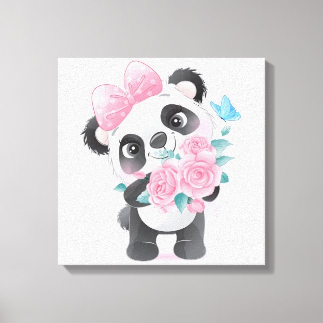 Panda Bear  Canvas Print (Front)