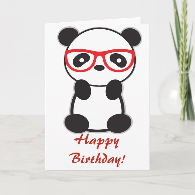 Panda Bear Card (Front)