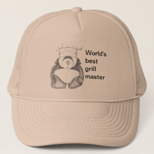 Panda Bear Chef Picture Trucker Hat