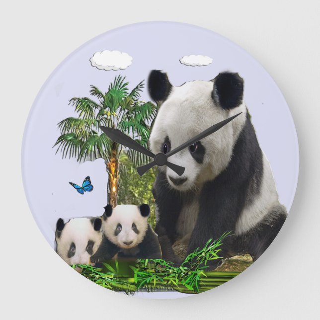 Panda bear clock (Front)