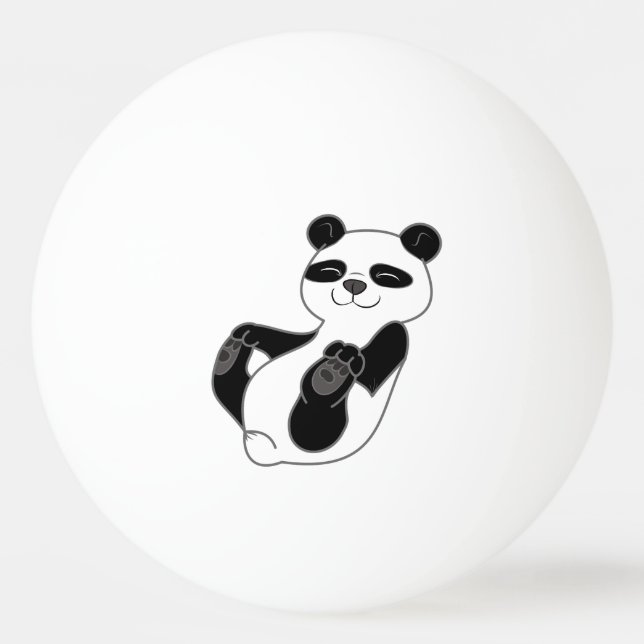 Panda Bear Cub Ping Pong Ball (Front)