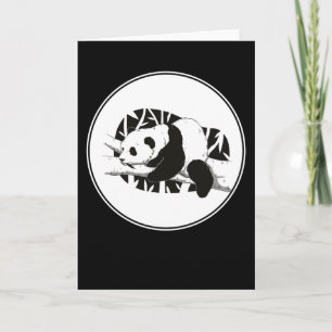 Panda Bear Cute Pandas Bears Animal Beautiful Gift Card