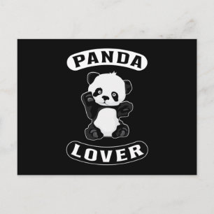 Panda Bear Cute Paw Animal Pandas Funny Gift Idea Postcard