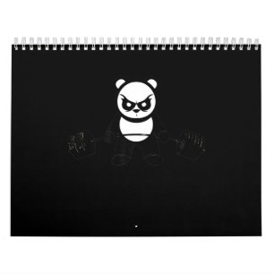 Panda Bear Deadlift - Premium Gym Calendar
