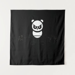 Panda Bear Deadlift - Premium Gym Tapestry