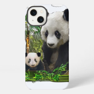 Panda bear designs iPhone 13 case
