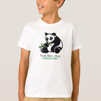 PANDA Bear -Endangered animal graphic - wildlife