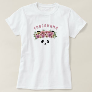 Panda Bear Face Personalized Womens T-Shirt