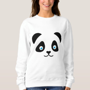 panda bear face sweatshirt