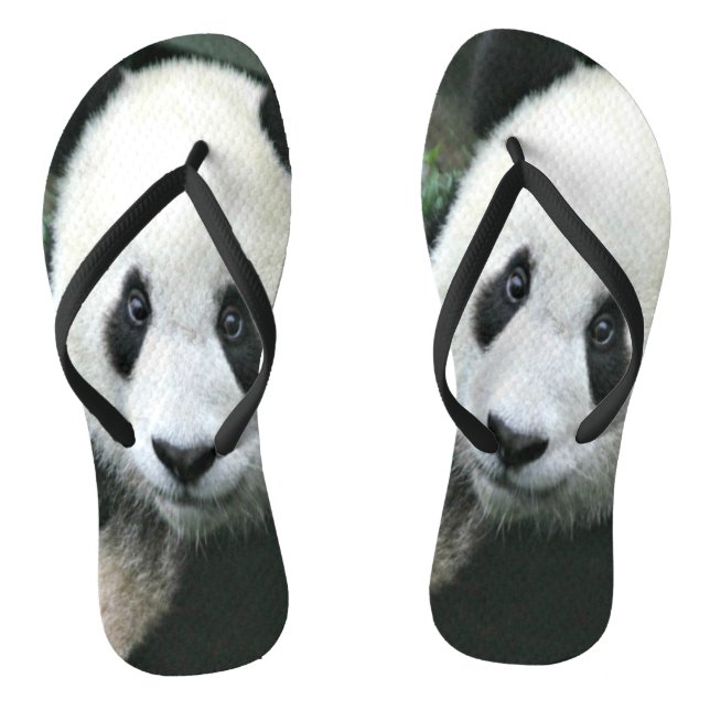 Panda Bear Flip Flops (Footbed)