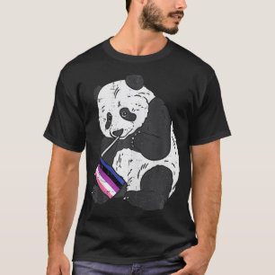 Panda Bear Genderfluid Flag Pride Nonbinary LGBT A T-Shirt