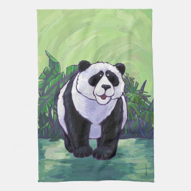 Panda Bear Gifts & Accessories Kitchen Towel (Vertical)